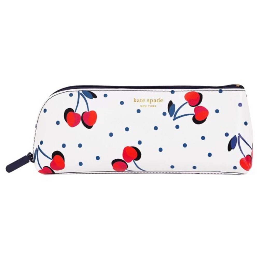 Kate Spade Vintage Cherry Dot Pencil pouch/Case